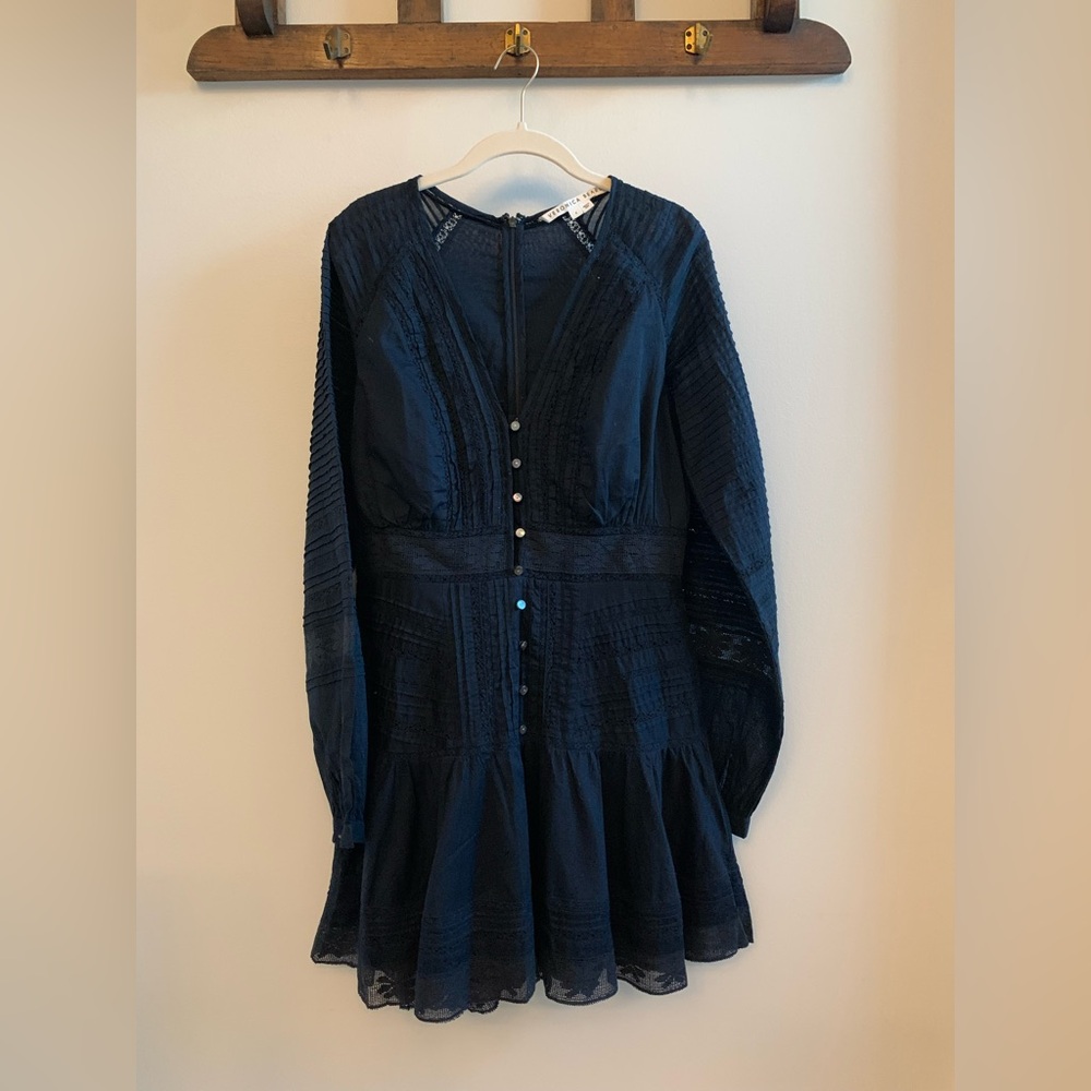 Veronica Beard Navy Blue Dress